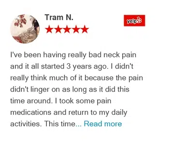 Tram N. Review Five-star Yelp review from Tram N – Active Family Wellness