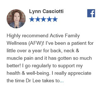 Lynn Casciotti Facebook Review for Active Family Wellness