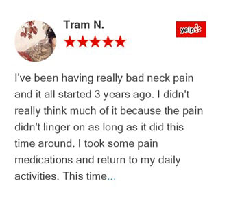 Tram N. Yelp Review for Active Family Wellness