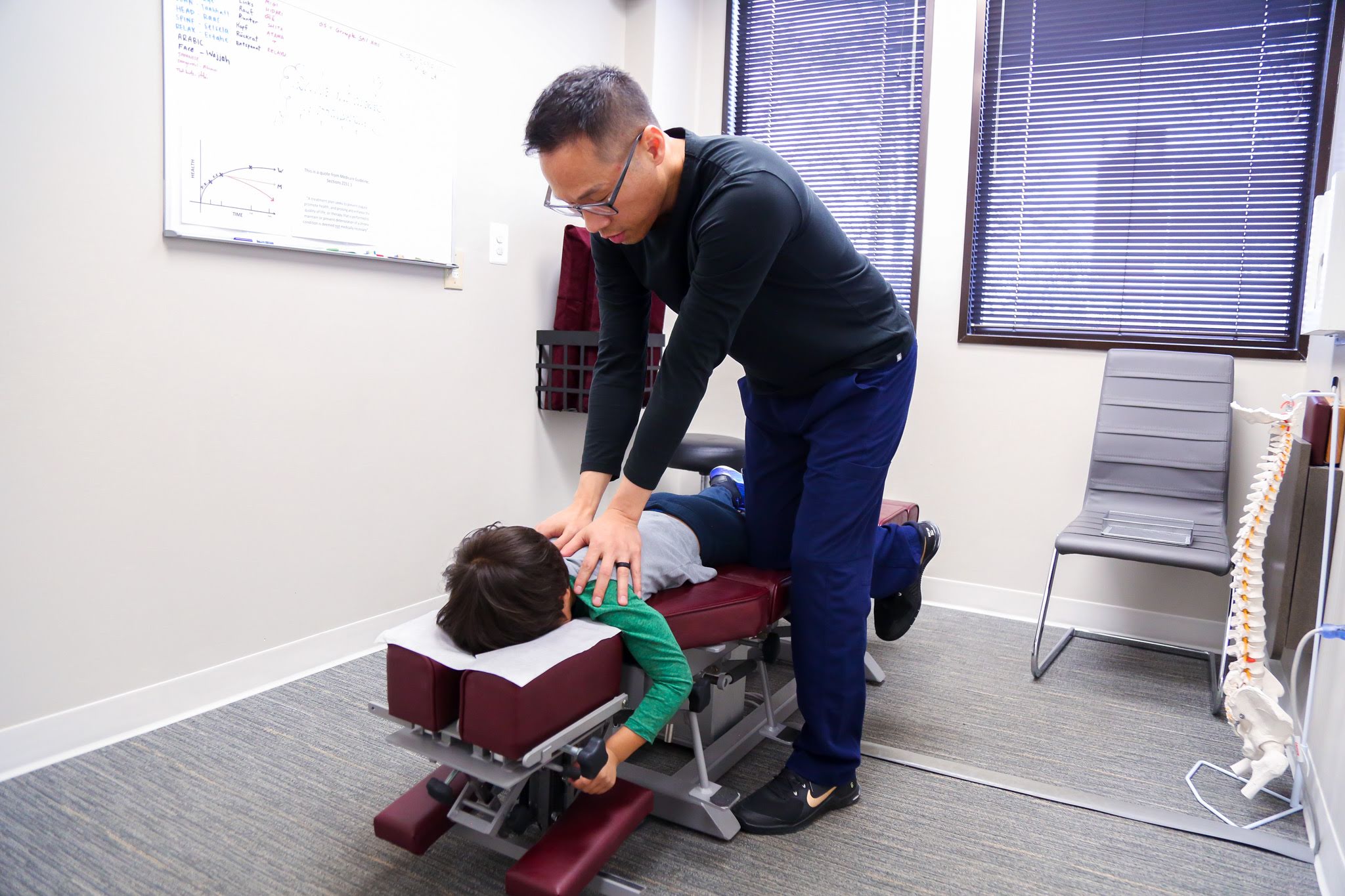 Chiropractic care for kids in active family wellness fairfax