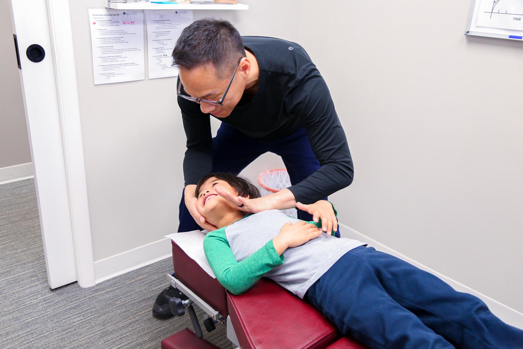 Chiropractic care for kids in active family wellness fairfax