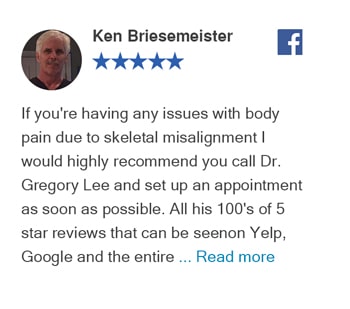 Review by Ken on Facebook for Active Family Wellness Clinic in Fairfax,VA