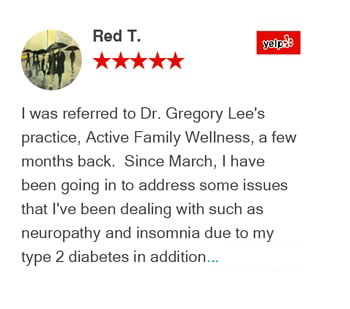 Red T. Yelp Review for Active Family Wellness